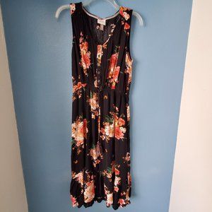 Knox Rose, Size S, Floral Maxi Dress